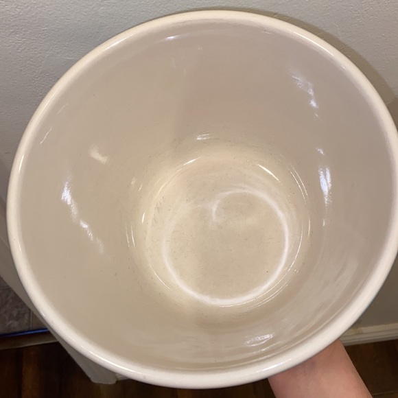 VINTAGE GOOSEBERRY PATCH JADE GREEN POTTERY CERAMIC BAKING MIXING BOWL GORGEOUS - Picture 4 of 7